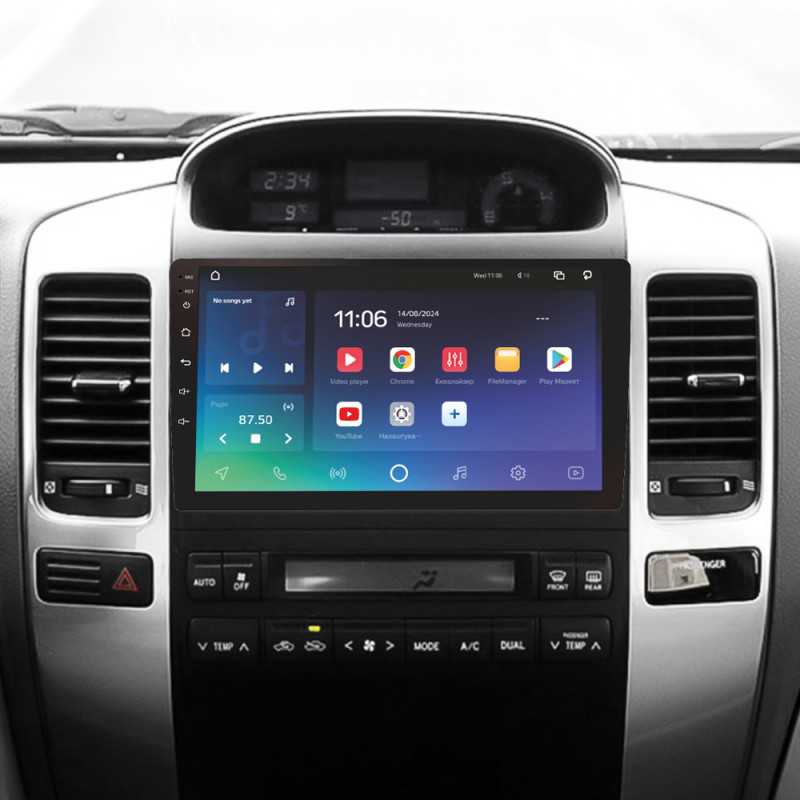 Android head unit SIGMA X9464 ANDROID 10 4+64 Gb 4G DSP Toyota Land Cruiser Prado 120 3 III For Lexus GX470 GX 470 J120 2002-2009 (F1) (A) 9"