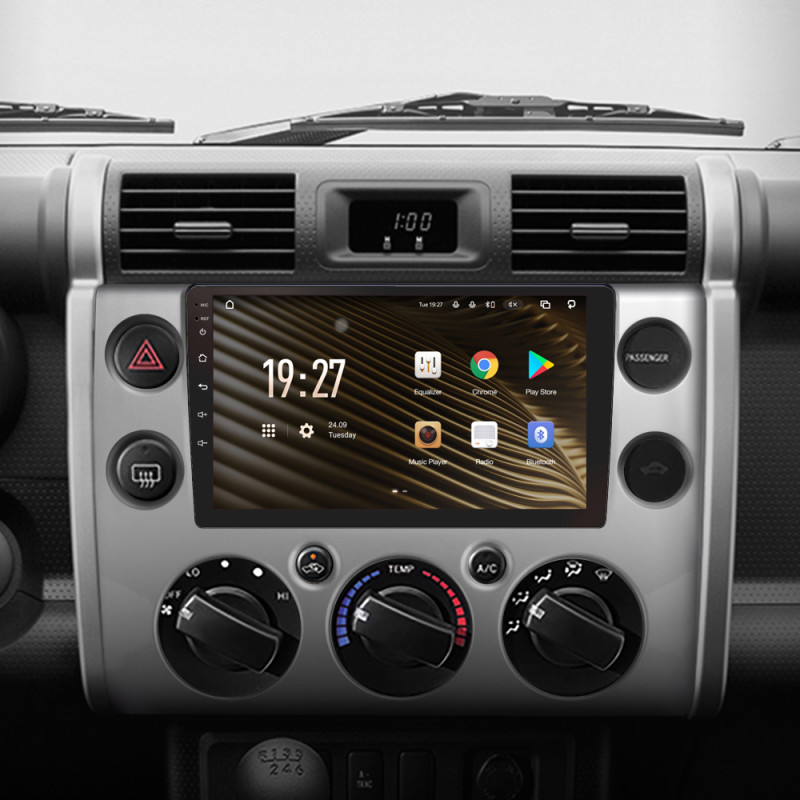 Android head unit SIGMA S9432 ANDROID 10 4+32 Gb 4G DSP Toyota FJ Cruiser J15 2006-2020 (F1) 9"