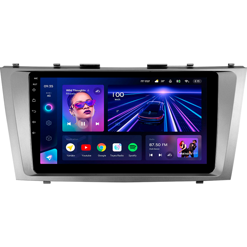 Android head unit Teyes CC3 4+32 Gb Toyota Camry 6 XV 40 50 2006-2011 (F1) 9"