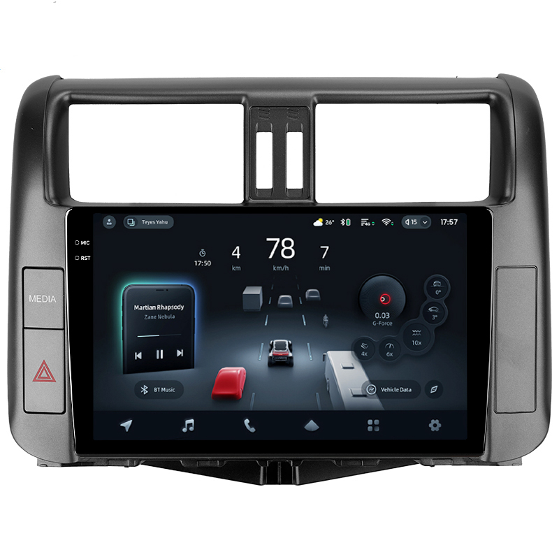 Android head unit Teyes CC4 Pro 8+128 Gb Toyota Land Cruiser Prado 150 2009-2013 (C) 9" 2k (L2)