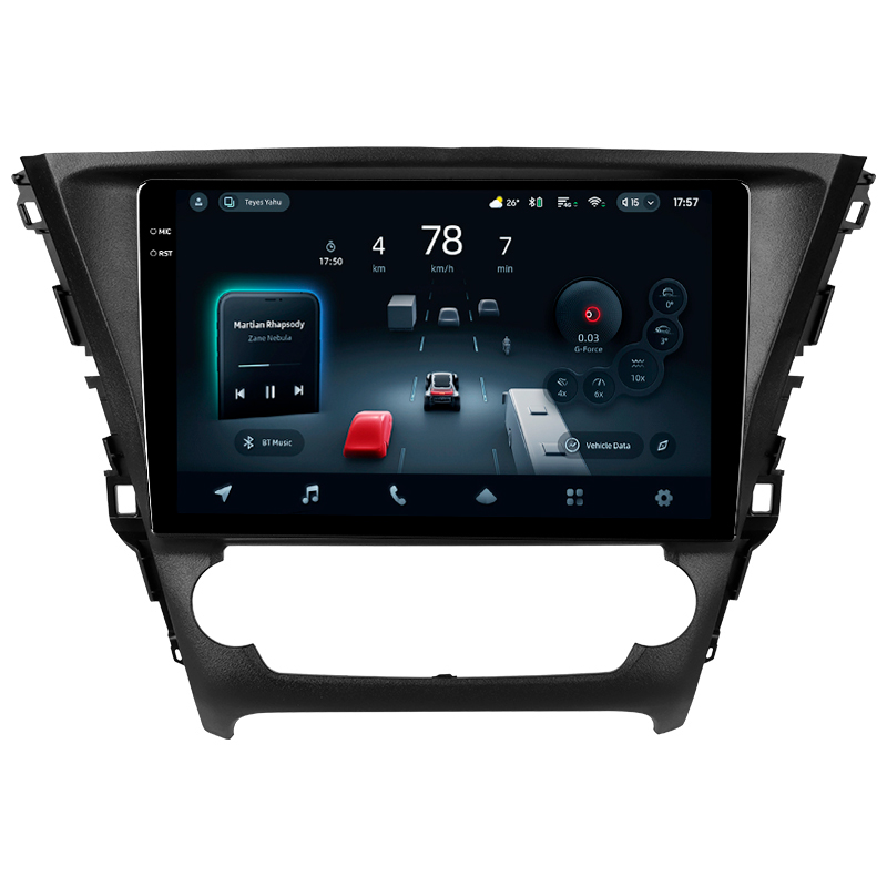 Odtwarzacz multimedialny Teyes CC4 Pro 8+128 GB do Toyoty Avensis 3 (2015–2018, F2), 10