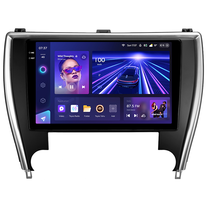 Android head unit Teyes CC3 6+128 Gb Toyota Camry 7 XV 50 55 North America 2014-2017 (A) 10" 2k