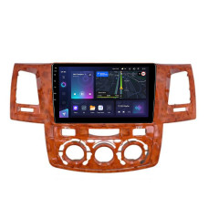 Android head unit Teyes CC3L 4+32 Gb Toyota Fortuner 1 AN50 AN60 HILUX Revo Vigo 2008-2014 brown 9"