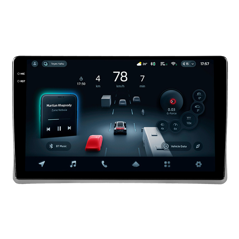 Android head unit Teyes CC4 Pro 12+256 Gb Toyota Land Cruiser 10 J100 100 1998-2007 9" 2k