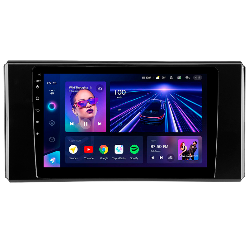 Android head unit Teyes CC3 4+32 Gb Toyota Land Cruiser J300 300 2021-2023 10" (L2)