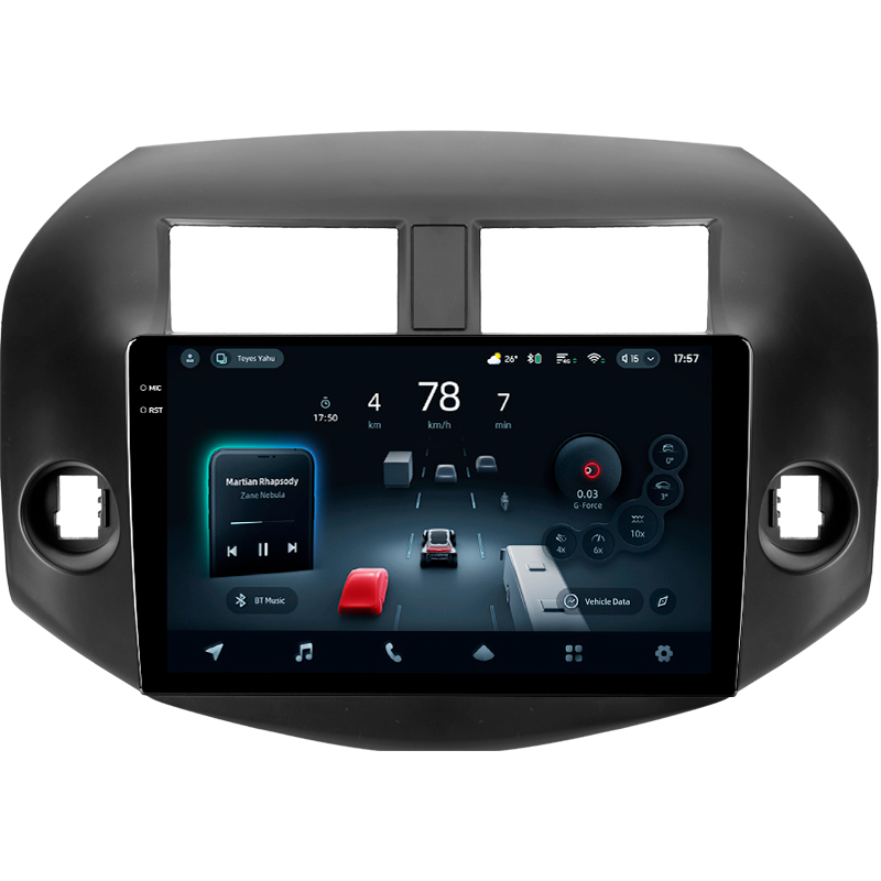 Android head unit Teyes CC4 Pro 8+128 Gb Toyota RAV4 3 XA30 (F2) 2005-2013 10" 2k
