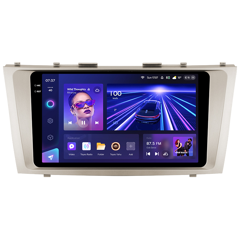 Android head unit Teyes CC3 4+64 Gb Toyota Camry 6 XV 40 50 2006-2011 (F1) 9" 2k