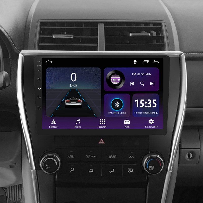 Android head unit SIGMA E10232 ANDROID 10 2+32 Gb Toyota Camry 7 XV 50 55 North America 2014-2017 (A) 10"