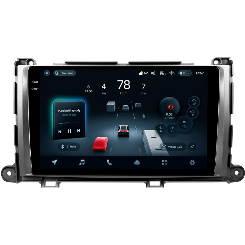 Štátní magnetofon Teyes CC4 Pro 8+128 GB pro Toyota Sienna 3 XL30 (2010–2014), 9