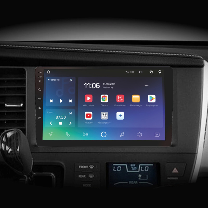 Android head unit SIGMA PRO 9464 ANDROID 10 4+64 Gb 4G DSP Toyota Sienna 3 XL30 2014 - 2020 9"
