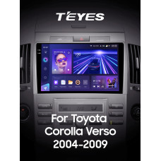 Android head unit Teyes CC3 4+32 Gb Toyota Corolla Verso AR10 2004 - 2009 (F2) 9" 2k