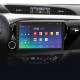 Android head unit SIGMA X10432 ANDROID 10 4+32 Gb 4G DSP Toyota Hilux Pick Up AN120 2015-2020 10"