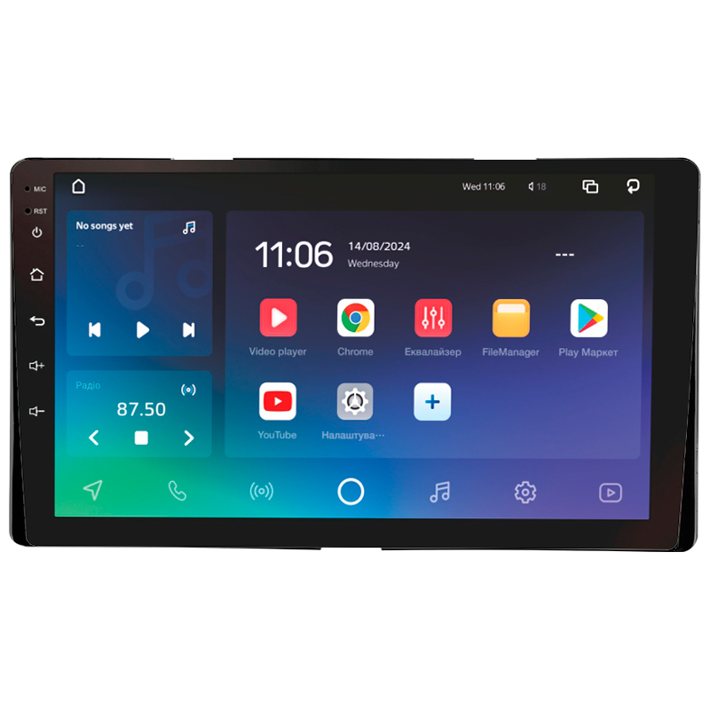 Android head unit SIGMA X9432 ANDROID 10 4+32 Gb 4G DSP Toyota Sienna 3 XL30 2014 - 2020 9"