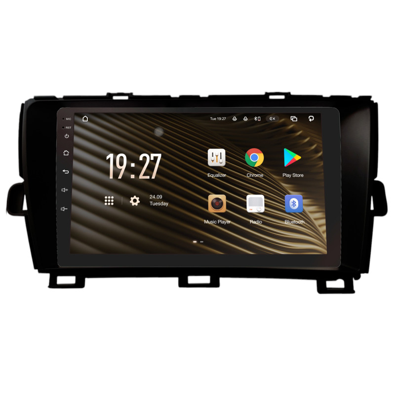 Android head unit SIGMA S9432 ANDROID 10 4+32 Gb 4G DSP Toyota PRIUS 2010-2015 LHD Black A-MOD 9"