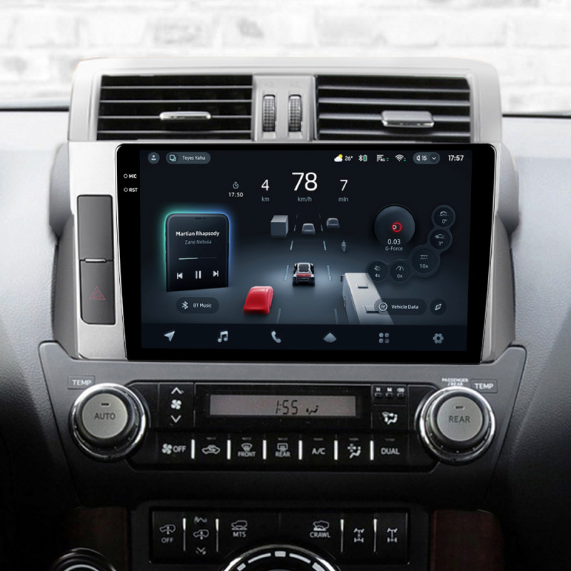 Android head unit Teyes CC4 Pro 8+128 Gb Toyota Land Cruiser Prado 150 2013-2017 10" 2k