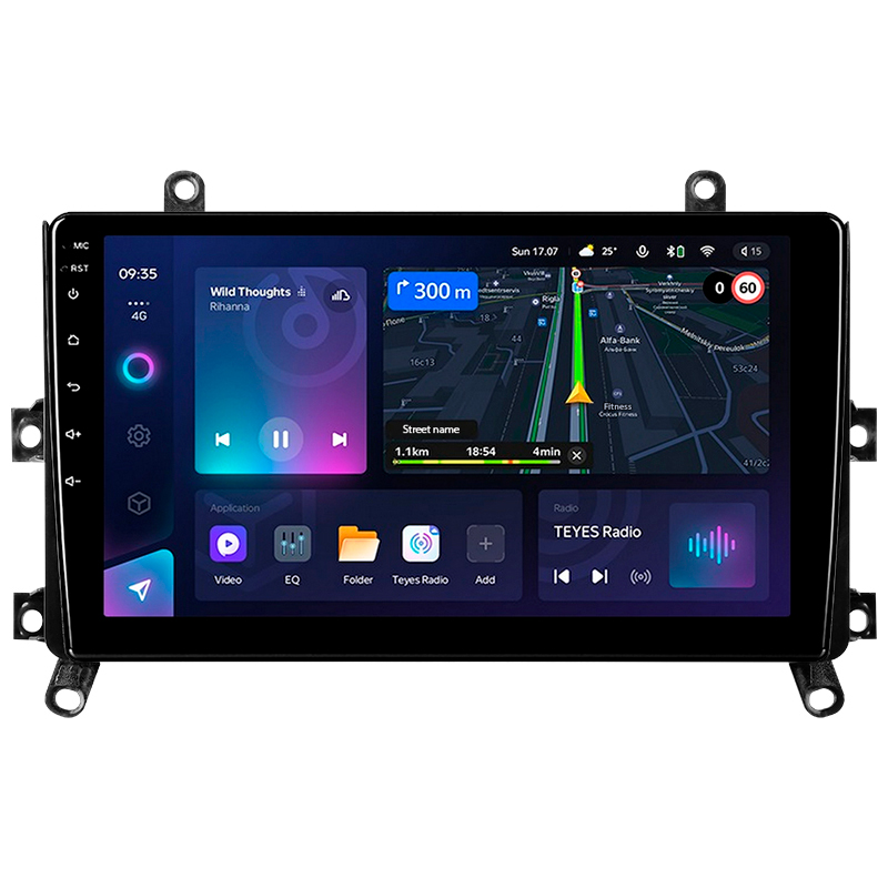 Android head unit Teyes CC3L 4+64 Gb Toyota Highlander 4 XU70 2019-2021 9" (L1)