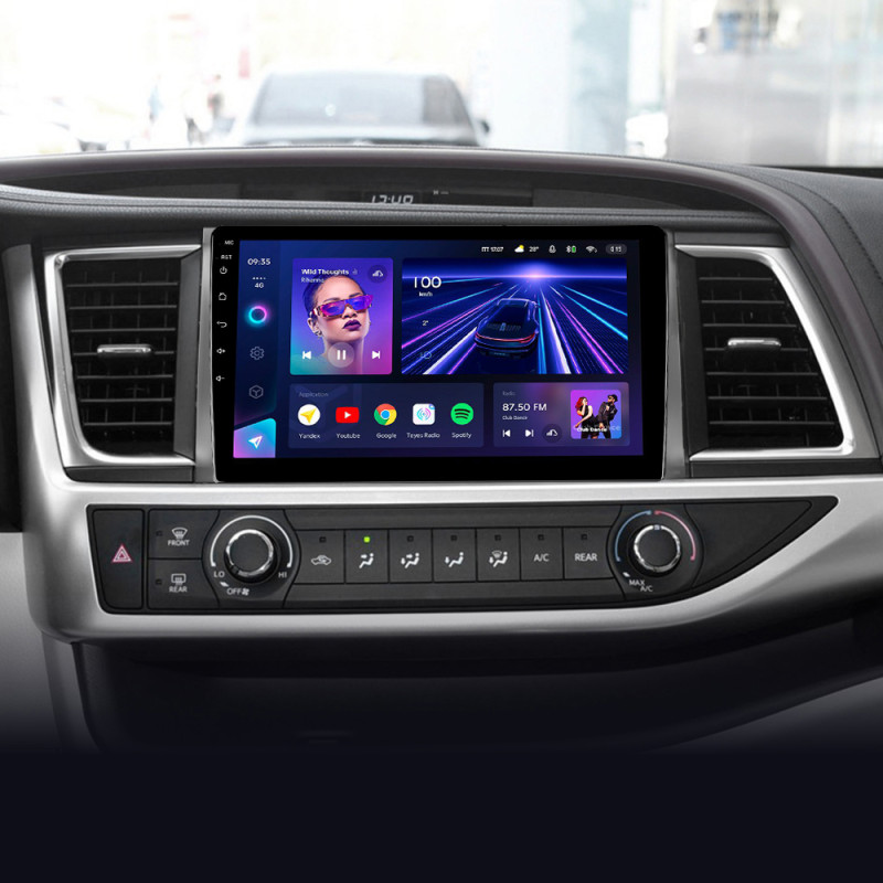 Android head unit Teyes CC3 4+32 Gb Toyota Highlander 3 XU50 2013-2018 10" (L1)