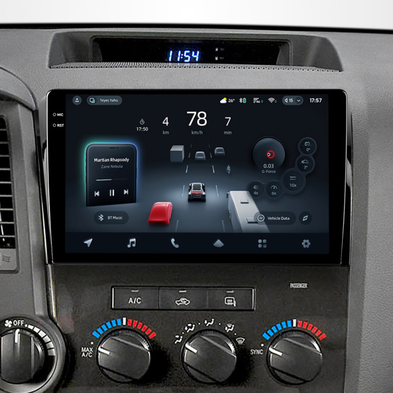 Android head unit Teyes CC4 Pro 8+128 Gb Toyota Tundra XK50 2007-2013 Sequoia XK60 2008-2017 10" 2k
