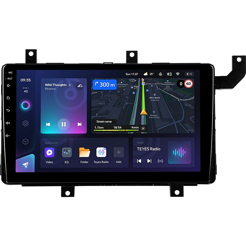 Fest eingebaute Magnetola Teyes CC3L 4+32 GB für Toyota Tacoma N300 (2015–2021, F1) 9