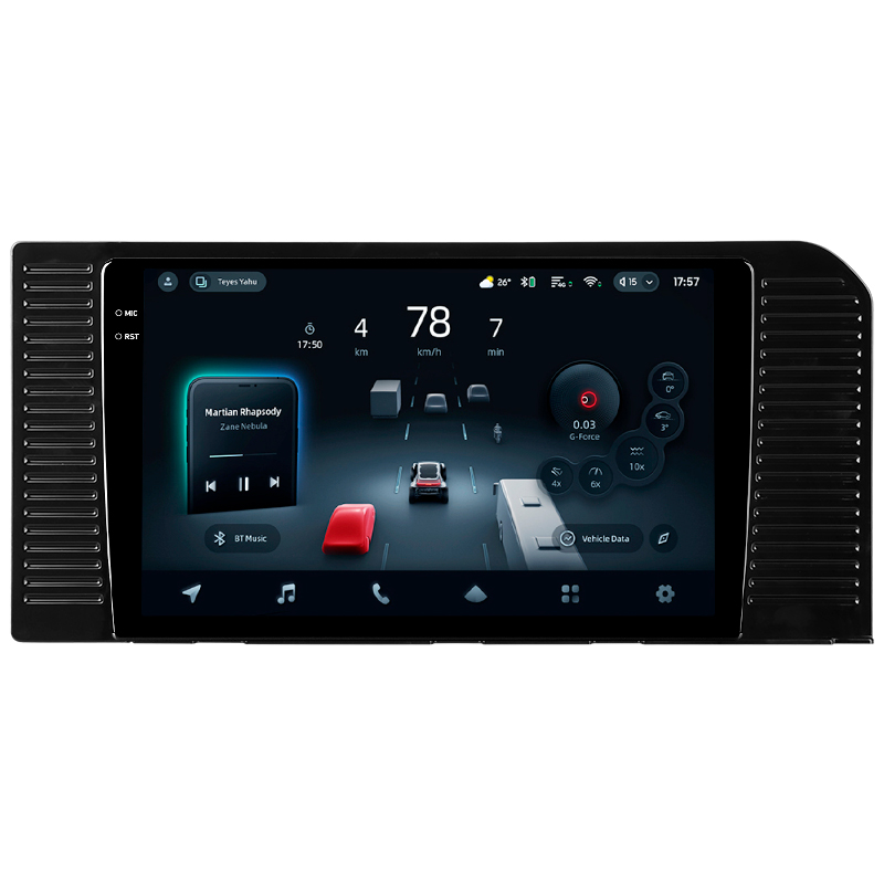 Android head unit Teyes CC4 Pro 8+128 Gb Toyota Land Cruiser Prado J250 2024 10" 2k