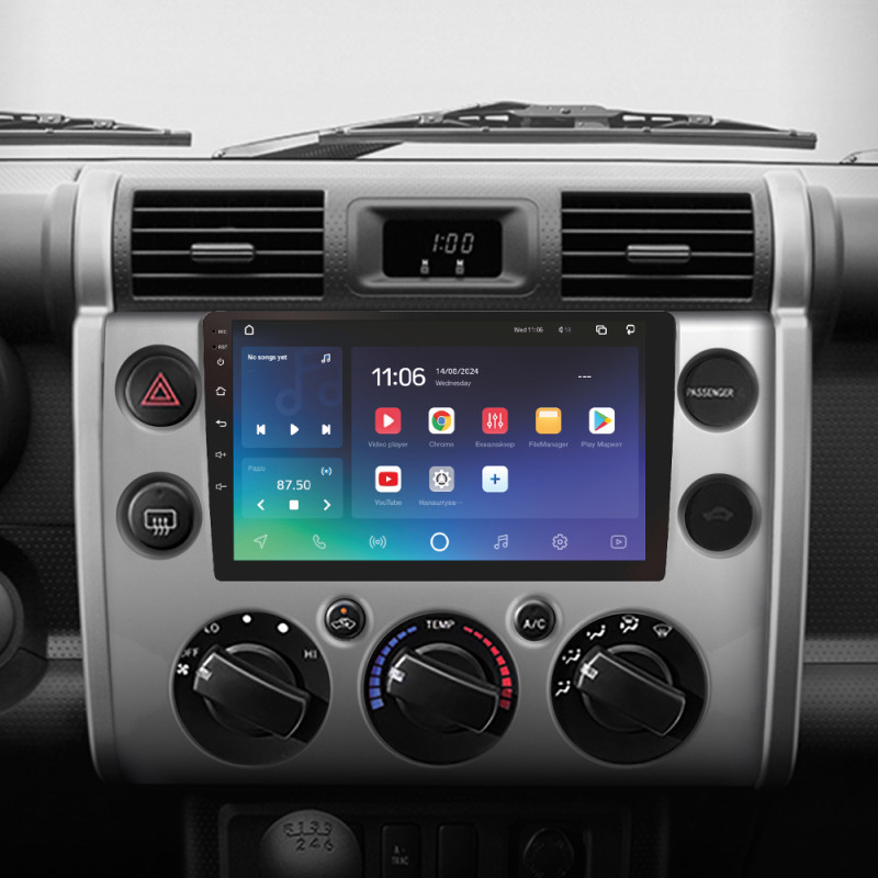 Android head unit SIGMA X9432 ANDROID 10 4+32 Gb 4G DSP Toyota FJ Cruiser J15 2006-2020 (F1) 9"