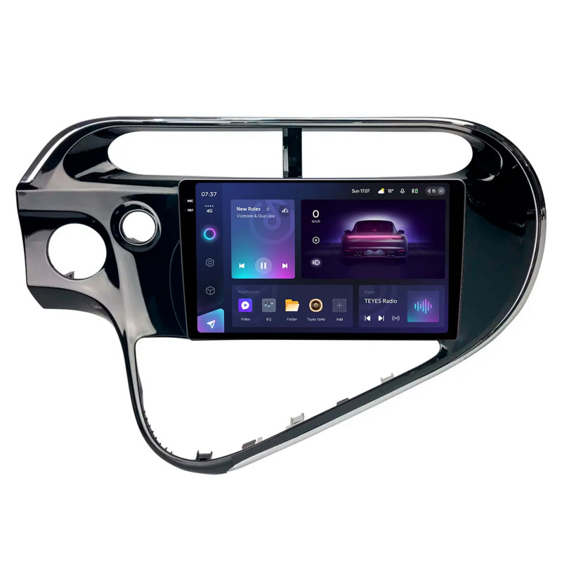 Android head unit Teyes CC3 6+128 Gb Toyota Aqua Prius C 2018-2020 9" 2k