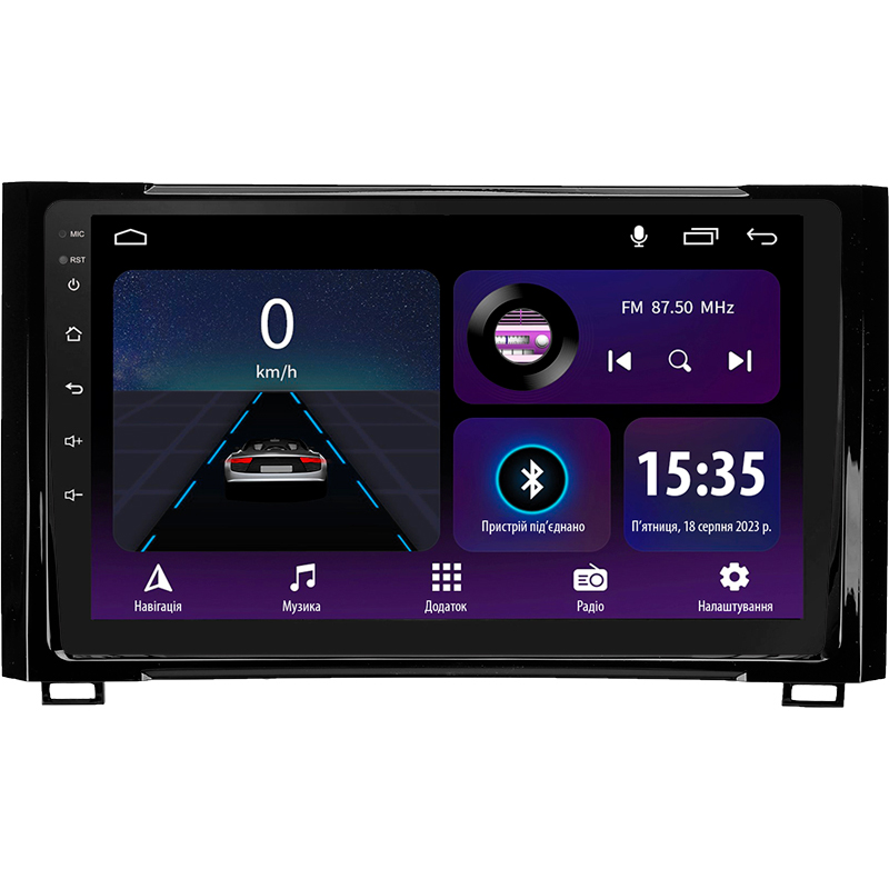 Android head unit SIGMA E9232 ANDROID 10 2+32 Gb Toyota Tundra XK50 2013-2020 9"