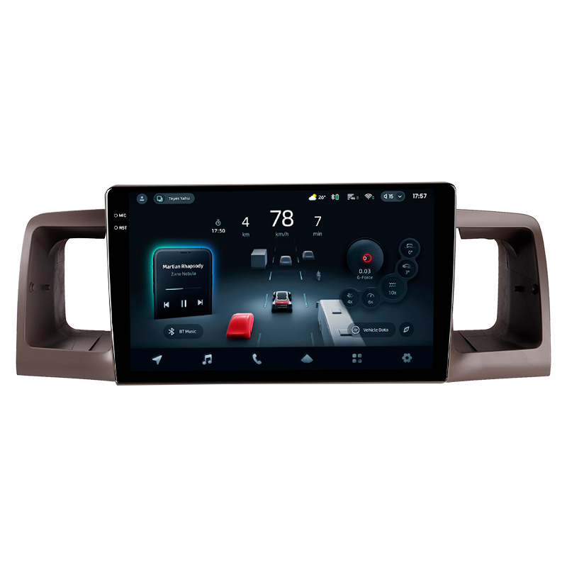 Estéreo de a bordo original Teyes CC4 Pro 12+256 GB para Toyota Corolla E130/E120 (2000–2004), pantalla de 9