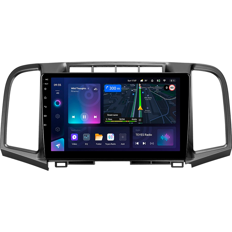 Android head unit Teyes CC3L 4+64 Gb Toyota Venza 2008-2016 9"