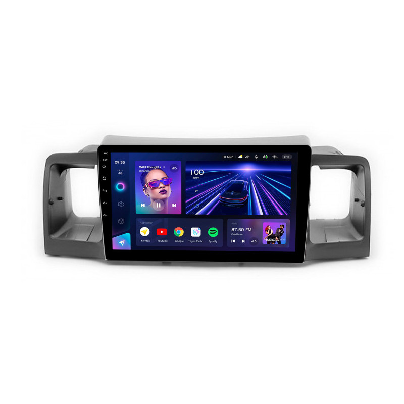 Android head unit Teyes CC3 4+32 Gb Toyota Corolla E130 E120 2000-2004 Black 9"