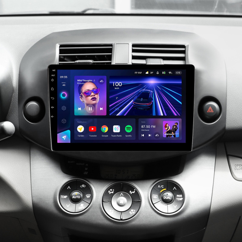 Android head unit Teyes CC3 4+32 Gb Toyota RAV4 3 XA30 (F2) 2005-2013 10"