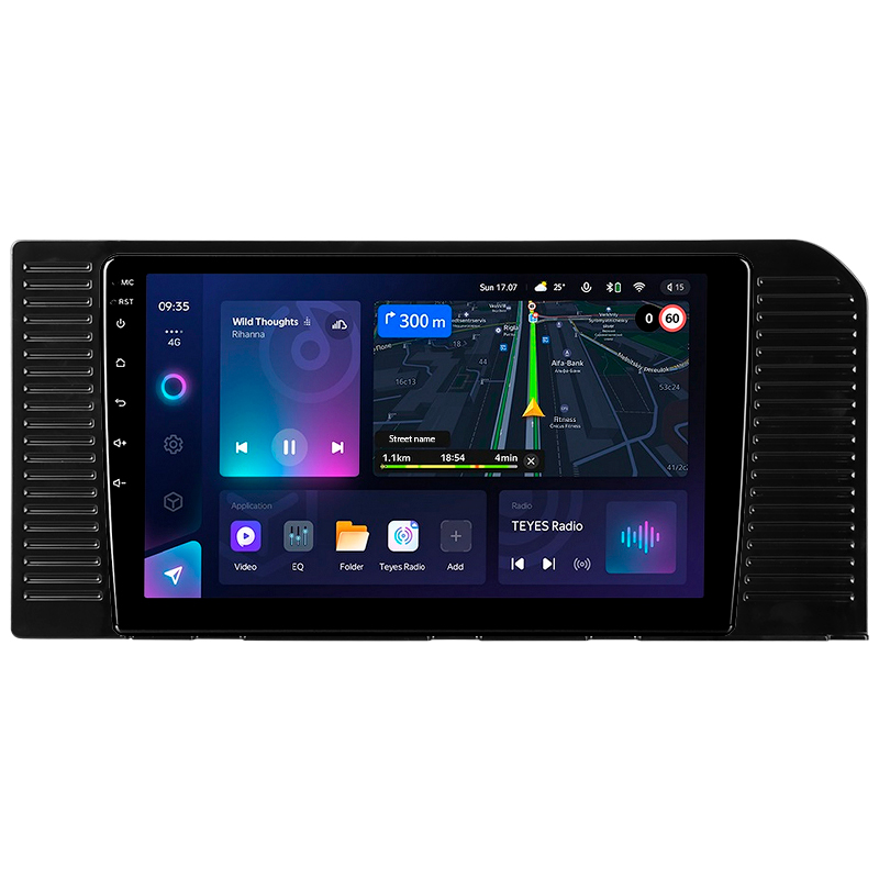 Android head unit Teyes CC3L 4+64 Gb Toyota Land Cruiser Prado J250 2024 10"