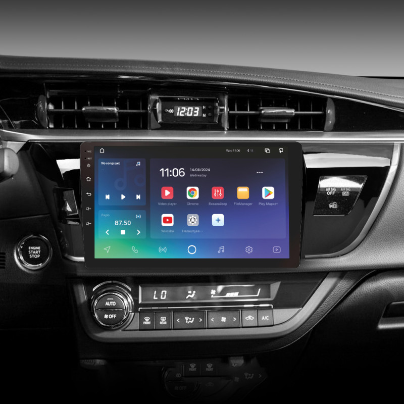 Android head unit SIGMA X10432 ANDROID 10 4+32 Gb 4G DSP Toyota Corolla 11 Middle East 2013-2017 (A) 10"