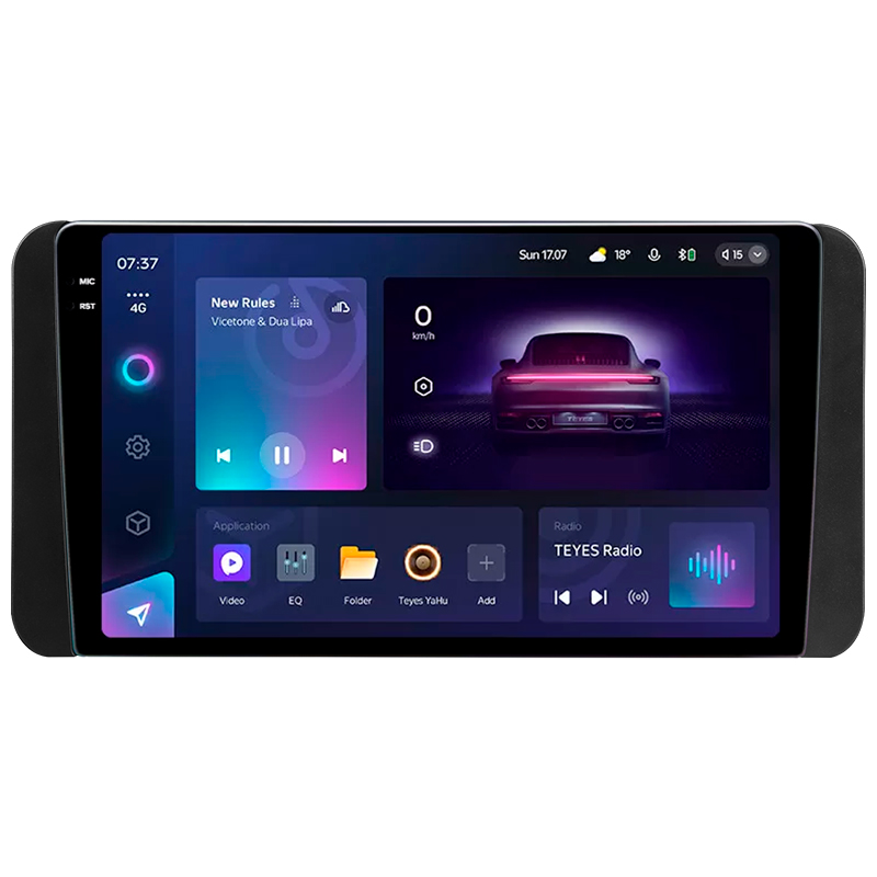 Štátní magnetofon Teyes CC3 4+64 GB pro Toyota Wigo 2022–2023 (F2), 9