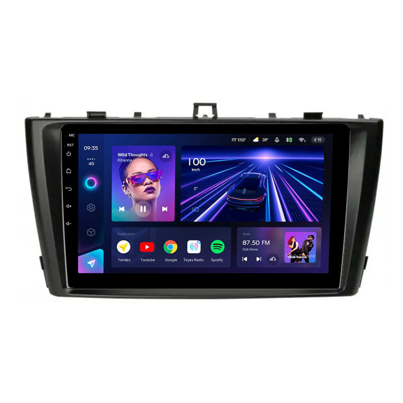 Android head unit Teyes CC3 4+32 Gb Toyota Avensis 3 2008-2015 Black 9"