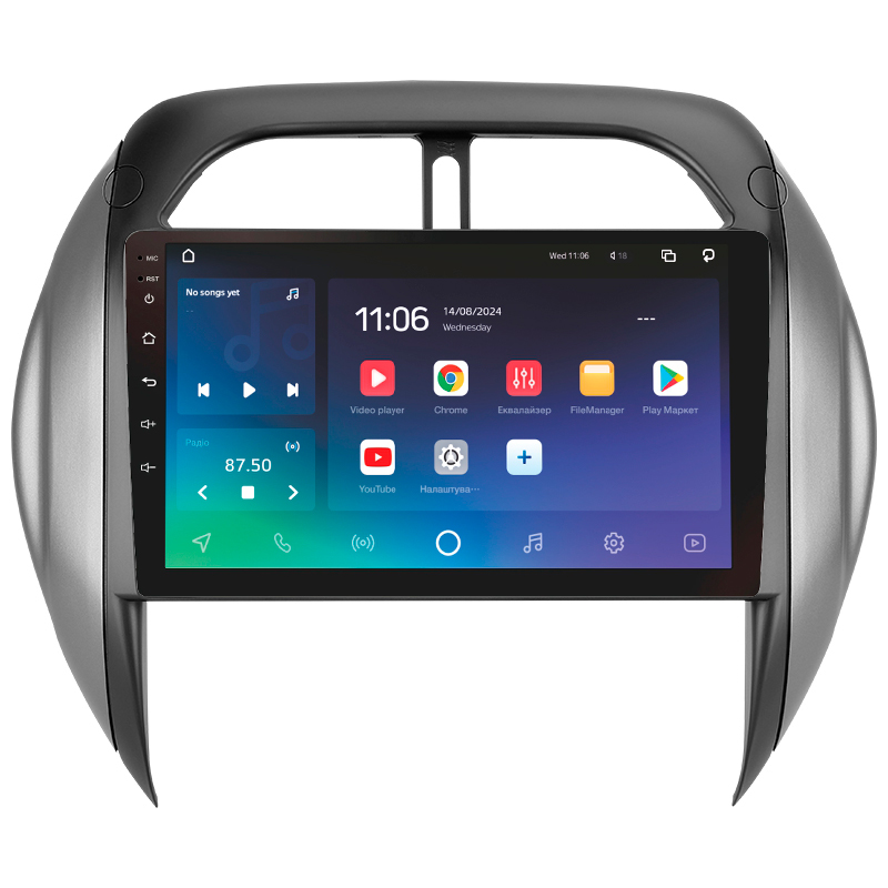 Android head unit SIGMA X9432 ANDROID 10 4+32 Gb 4G DSP Toyota RAV4 2 CA20 CA20W XA20 2003-2005 (F4) 9"