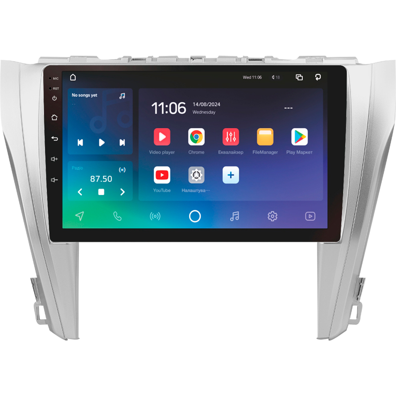 Android head unit SIGMA X10464 ANDROID 10 4+64 Gb 4G DSP Toyota Camry 7 XV 50 55 2014-2017 (A) 10"
