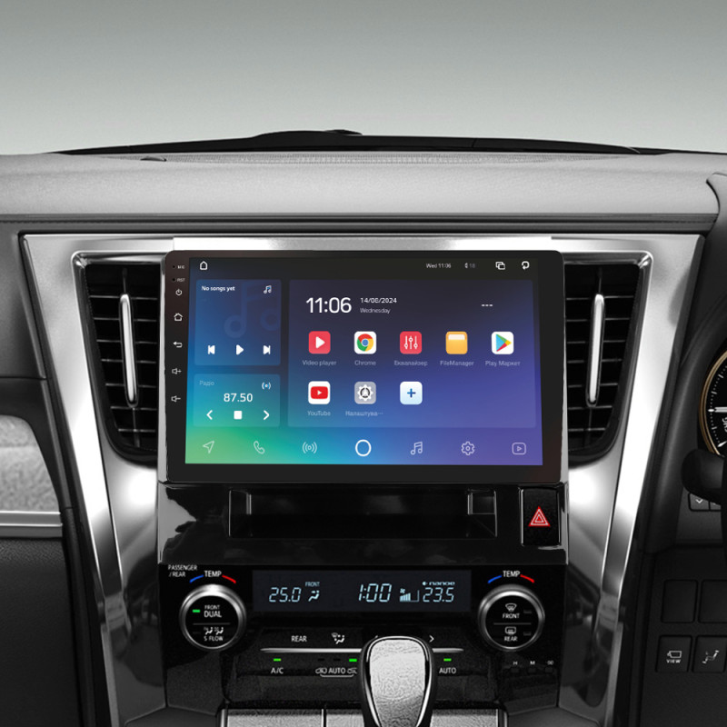 Android head unit SIGMA X10432 ANDROID 10 4+32 Gb 4G DSP Toyota Alphard H30 2015-2020 10"