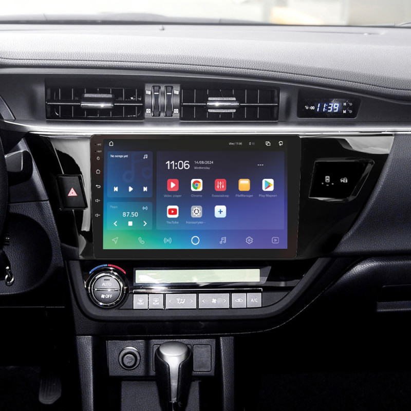 Android head unit SIGMA X10432 ANDROID 10 4+32 Gb 4G DSP Toyota Corolla 11 2012-2016 (A) 10"