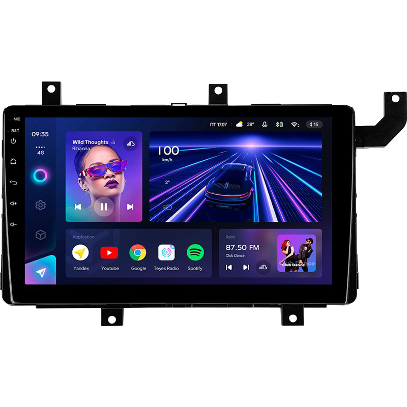 Android head unit Teyes CC3 4+32 Gb Toyota Tacoma N300 2015-2021 (F1) 9"