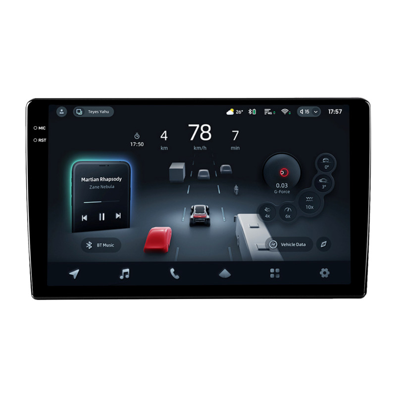 Android head unit Teyes CC4 Pro 8+128 Gb Toyota AVENSIS 2002-2008 BLACK 9" 2k