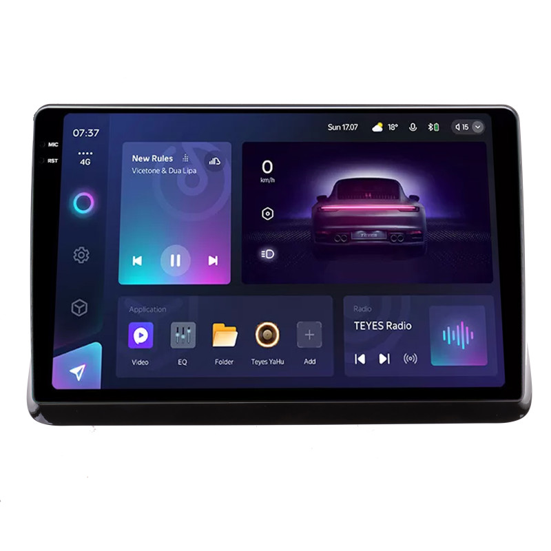 Android head unit Teyes CC3 6+128 Gb Toyota NOAH ESQUIRE VOXY 2014-2018 UV Black 10" 2k