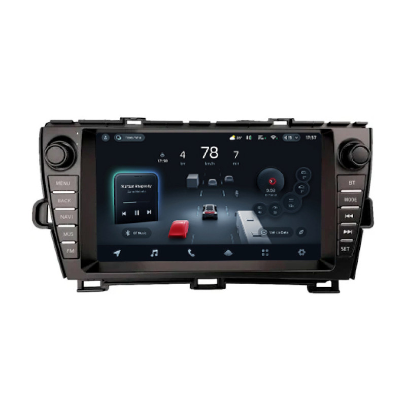 Android head unit Teyes CC4 Pro 12+256 Gb Toyota PRIUS 2010-2015 LHD Black and Silver B-MOD 9" 2k (L1)