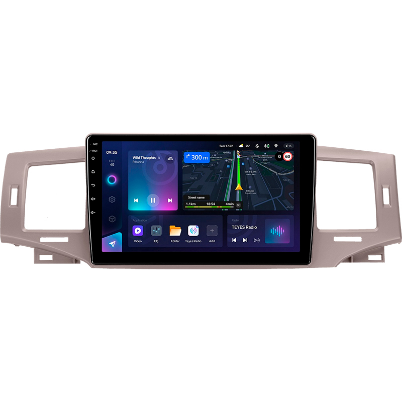 Android head unit Teyes CC3L 4+64 Gb Toyota Corolla 9 E120 2004-2006 9"