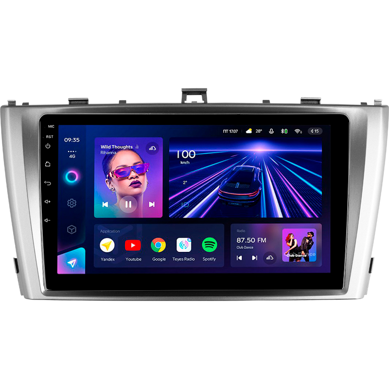 Android head unit Teyes CC3 4+32 Gb Toyota Avensis 3 2008-2015 (F1) 9"