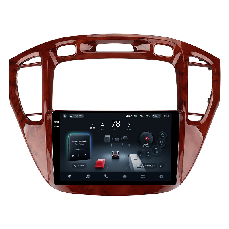 Android head unit Teyes CC4 Pro 8+128 Gb Toyota Highlander 1 XU20 2001-2007 9" 2k (L1)