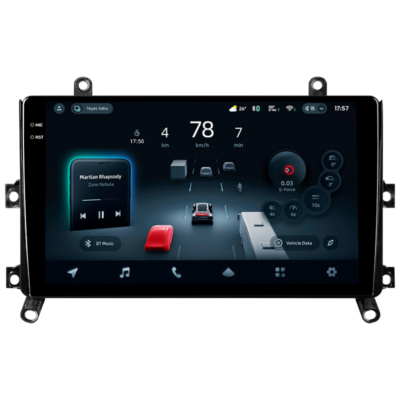 Štátní magnetofon Teyes CC4 Pro 12+256 GB pro Toyota Highlander 4 XU70 (2019–2021), 9