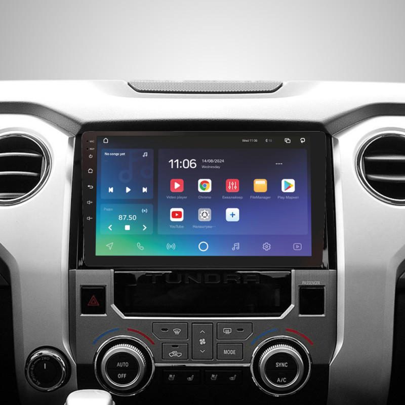 Android head unit SIGMA X9464 ANDROID 10 4+64 Gb 4G DSP Toyota Tundra XK50 2013-2020 9"