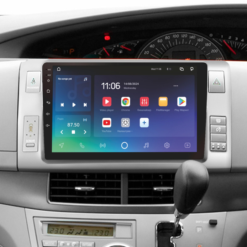 Android head unit SIGMA X9432 ANDROID 10 4+32 Gb 4G DSP Toyota Previa XR50 2006 - 2019 9"
