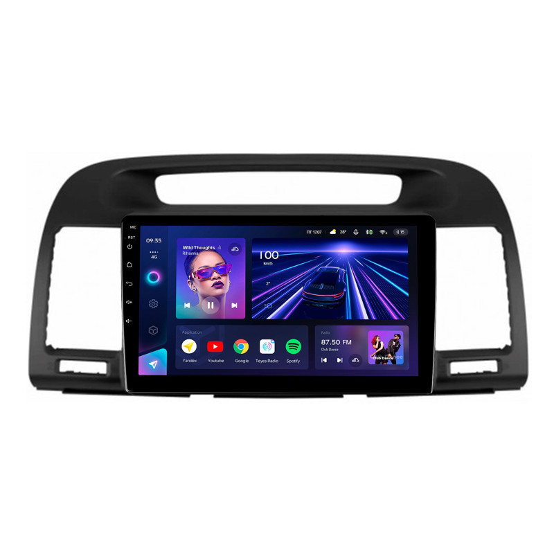 Android head unit Teyes CC3 4+32 Gb Toyota Camry 5 XV 30 2001-2006 black 9"